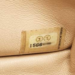 Chanel Beige Quilted Leather Jumbo Classic Double Flap Bag