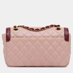 Chanel Medium Lambskin Two Tone Day Flap Bag