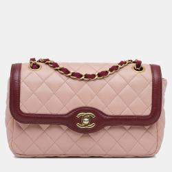 Chanel Medium Lambskin Two Tone Day Flap Bag