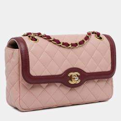 Chanel Medium Lambskin Two Tone Day Flap Bag