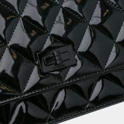 Chanel Quilted Patent Reissue 2.55 Wallet on Chain