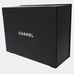 Chanel Grey Canvas Deauville Bowling Bag