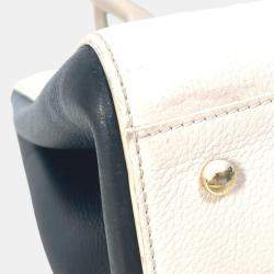 Chanel Beige CC Mark Bicolor Crossbody Bag