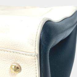 Chanel Beige CC Mark Bicolor Crossbody Bag