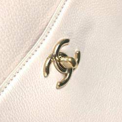 Chanel Beige CC Mark Bicolor Crossbody Bag