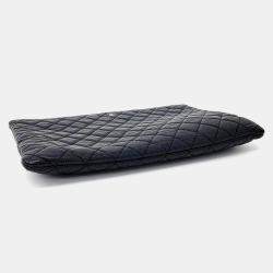 Pre Owned Chanel Caviar Large Clutch