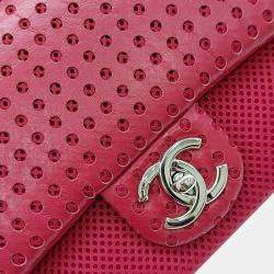 Pre Owned Chanel Punching Mesh Chain Shoulder Bag