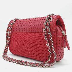 Pre Owned Chanel Punching Mesh Chain Shoulder Bag