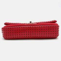 Pre Owned Chanel Punching Mesh Chain Shoulder Bag