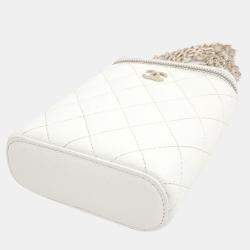 مملوكة مسبقًا حقيبة شانيال فانتي كروس بودي جلد كافيار