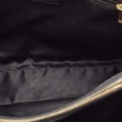 Pre Owned Chanel Black Quilted Caviar Leather Grand Shopper Tote
