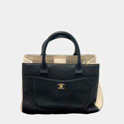 Pre Owned Chanel Black CC mark Shoulder Bag