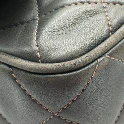 Chanel Gray Based CC Mark Single Chain Shoulder Bag