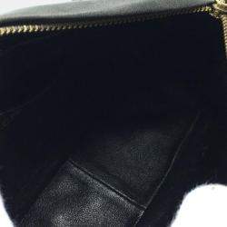 Chanel Gray Based CC Mark Single Chain Shoulder Bag