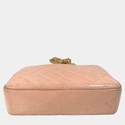 Pre Owned Chanel pink CC Mark Bag Chain bag