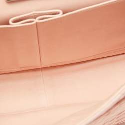 Chanel Light Pink Python Jumbo Classic Double Flap Bag