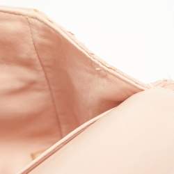 Chanel Light Pink Python Jumbo Classic Double Flap Bag