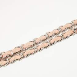 Chanel Light Pink Python Jumbo Classic Double Flap Bag