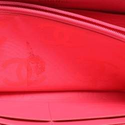 Pre Owned Chanel Black Leather CC Cambon Ligne Zip Around Wallet