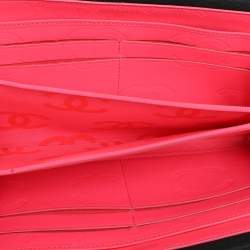 Pre Owned Chanel Black Leather CC Cambon Ligne Zip Around Wallet