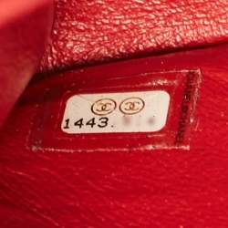 Chanel Red Quilted Patent Leather Maxi Classic Double Flap Bag