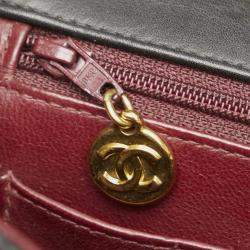 Chanel Black Lambskin Matelasse 33 Coco Mark Chain Shoulder Bag