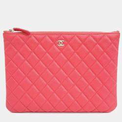 Chanel Caviar New Medium Clutch