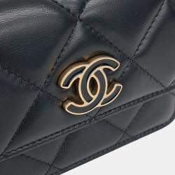 Chanel lambskin chain mini belt bag