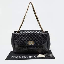 Chanel Black Quilted Leather Mix Reissue Accordion Flap Bag