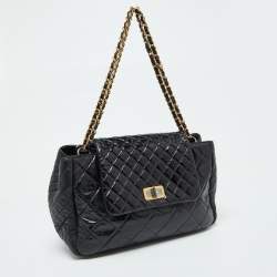 Chanel Black Quilted Leather Mix Reissue Accordion Flap Bag