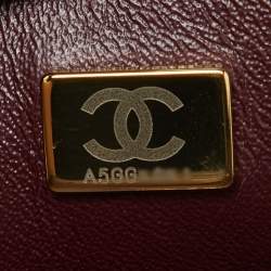 Pre Owned Chanel Black Quilted Leather Medium Classic Double Flap Bag