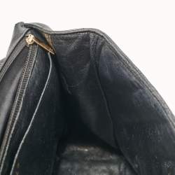 Chanel Black Caviar Quilted Leather Maxi Single Flap Bag