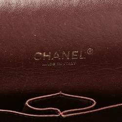 Pre Owned Chanel Black Caviar Quilted Leather Maxi Classic Double Flap Bag
