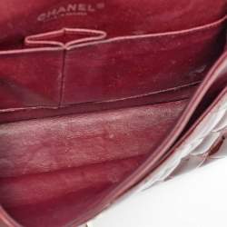 Chanel Brown Patent Leather Medium Classic Double Flap Bag