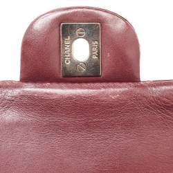Chanel Brown Patent Leather Medium Classic Double Flap Bag