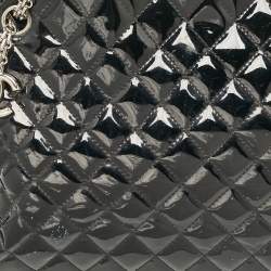 Chanel Black Quilted Patent Leather Large Just Mademoiselle Bag