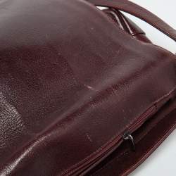 Chanel Burgundy Ombre Quilted Leather Large Boy Flap Bag