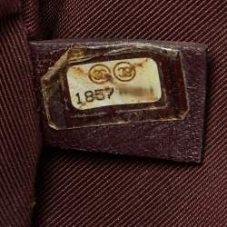 Chanel Burgundy Ombre Quilted Leather Large Boy Flap Bag