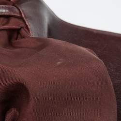 Chanel Burgundy Ombre Quilted Leather Large Boy Flap Bag