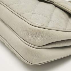 Pre Owned حقيبة شانيل قلاب يربان كومبانيون صغيرة جلد كافيار مبطنة زرقاء ستون