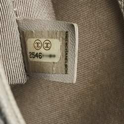 Pre Owned حقيبة شانيل قلاب يربان كومبانيون صغيرة جلد كافيار مبطنة زرقاء ستون