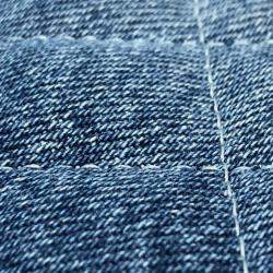 Pre Owned Chanel Blue Denim Matelasse Gradient Shoulder Bag