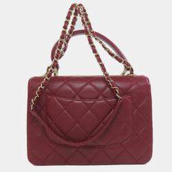Chanel Lambskin Matelasse Handbag