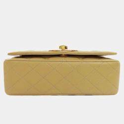 Pre Owned Chanel Lambskin Matelasse Chain Shoulder Bag