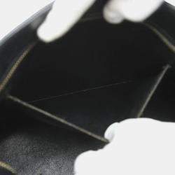 Pre Owned Chanel Matte Black Caviar Skin Reproduction Tote Bag