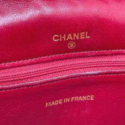 Chanel Red Bicolole Chain Shoulder Bag