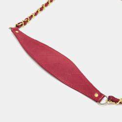 Chanel Red Bicolole Chain Shoulder Bag
