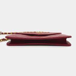 Chanel Red Bicolole Chain Shoulder Bag