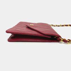 Chanel Red Bicolole Chain Shoulder Bag