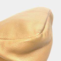 Pre Owned Chanel Beige CC Mark bag shawl Shoulder Bag